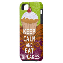 KEEP CALM AND Eat Cupcakes-change plum any colour