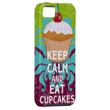 KEEP CALM AND Eat Cupcakes-change plum any colour