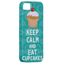 KEEP CALM AND Eat Cupcakes change teal any colour