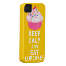 KEEP CALM AND Eat Cupcakes iPhone 4 Cases