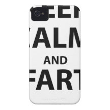 Keep Calm and Fart Case-Mate iPhone 4 Case