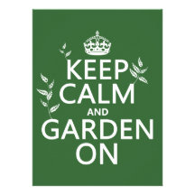 Keep Calm and Garden On - All Colours Personalised Invitation