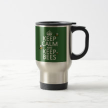 Keep Calm and Keep Bees - all colours Coffee Mugs