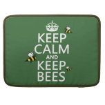 Keep Calm and Keep Bees - all colours MacBook Pro Sleeve
