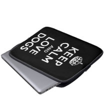 Keep Calm and Love Dogs Laptop Computer Sleeves