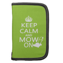 Keep Calm and Mow On Organizers