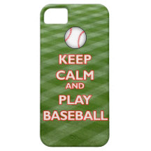 keep calm and play baseball iPhone 5 covers