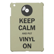Keep Calm and Put Vinyl On iPad Mini Cases