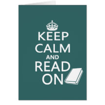 Keep Calm and Read On Cards
