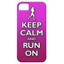 KEEP calm and run on iPhone 5 Cases