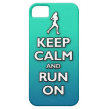 KEEP calm and run on iPhone 5 Covers