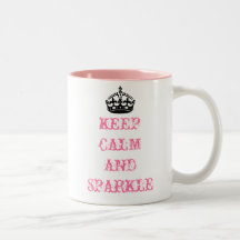 Keep Calm and Sparkle Mug
