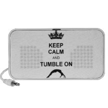 Keep calm and tumble gymnast mp3 speakers