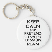 Keep Calm Lesson Plan Keychains