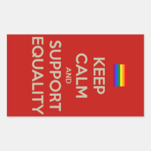 keep calm support equality stickers