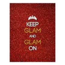 Keep Glam and Glam On Invitation