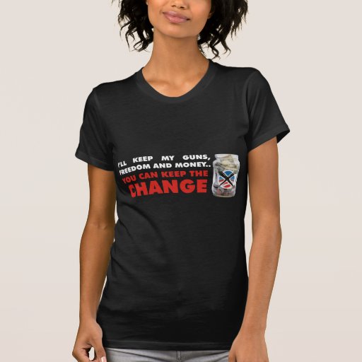 KEEP GUNS FREEDOM MONEY DARK SHIRT