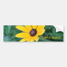 KEEP IT SIMPLE! BUMPER STICKER