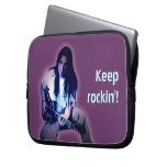 Keep rockin'! laptop computer sleeve