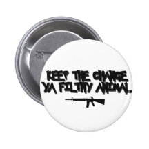 keep the change pinback button