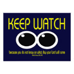 KEEP WATCH - Matthew 24:42 Custom Invitations
