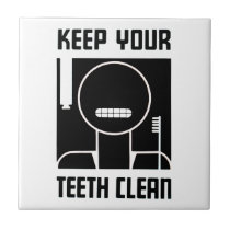 Keep Your Teeth Clean tiles