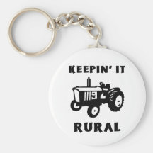 Keepin' It Rural Keychain