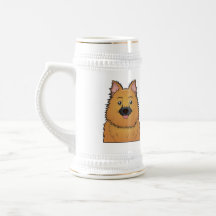 Keeshond Cartoon Coffee Mug