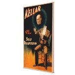 Kellar performing Self Decapitation Magic Canvas Prints