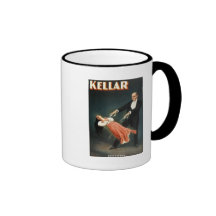 Kellar the Magician Levitation - Vintage Ad Mugs