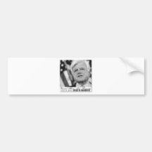 'Kennedy' Edward  Commemorative Bumper Stickers