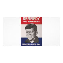 Kennedy Poster Custom Photo Card
