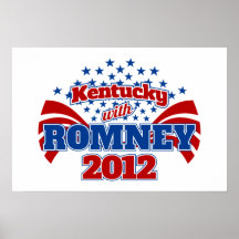 Kentucky with Romney 2012 Print