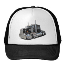 Kenworth w900 Black Truck Trucker Hats