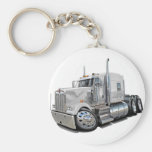 Kenworth w900 White Truck Key Chains