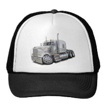 Kenworth w900 White Truck Trucker Hat