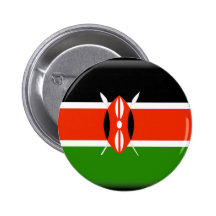 Kenya Flag Pinback Buttons