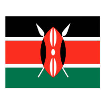 Kenya Flag Post Cards