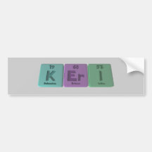 Keri as Potassium Erbium Iodine Bumper Sticker