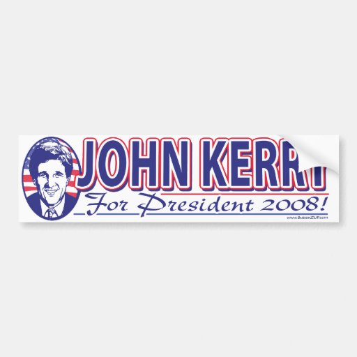 Kerry for President 2008 Bumper Sticker 