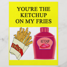 KETCHUP and french fries lover Flyer