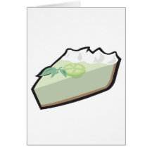 key lime pie card