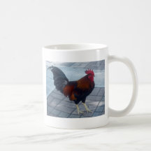 Key West Rooster Coffee Mugs