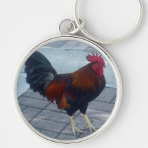 Key West Rooster Keychain