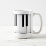 Keyboard / Piano Keys: Coffee Mugs