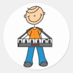 Keyboard Player Stickers Sticker