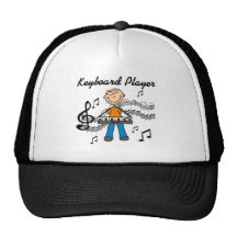 Keyboard Player Tshirts and Gifts Trucker Hats