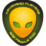 Keyboard Players Are People Too Photo Cutout