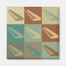 Keyboards Pop Art Magnet