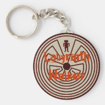 Keychain ~Being WithIn A Circular Labyrinth Maze